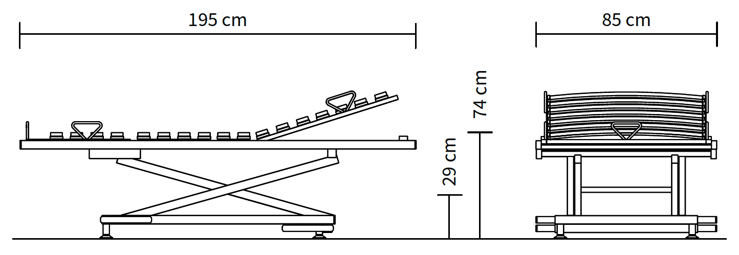 Lippe Bed dimensions