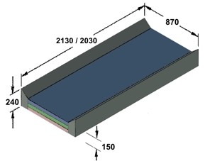 Concave Nursing Care Mattress