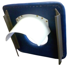 Splash Guard added to Commode Seat
