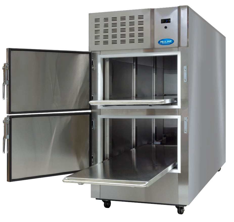 NMR2 Mortuary Refrigerator, open