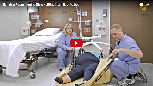 Repositioning bariatric patient in bed
