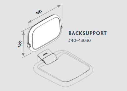 Shower Seat Backrest