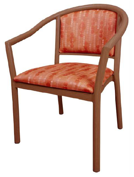 Stella Aluminium Frame Dining Chair, Optional Fabric
