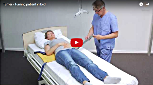 Turning patient in bed