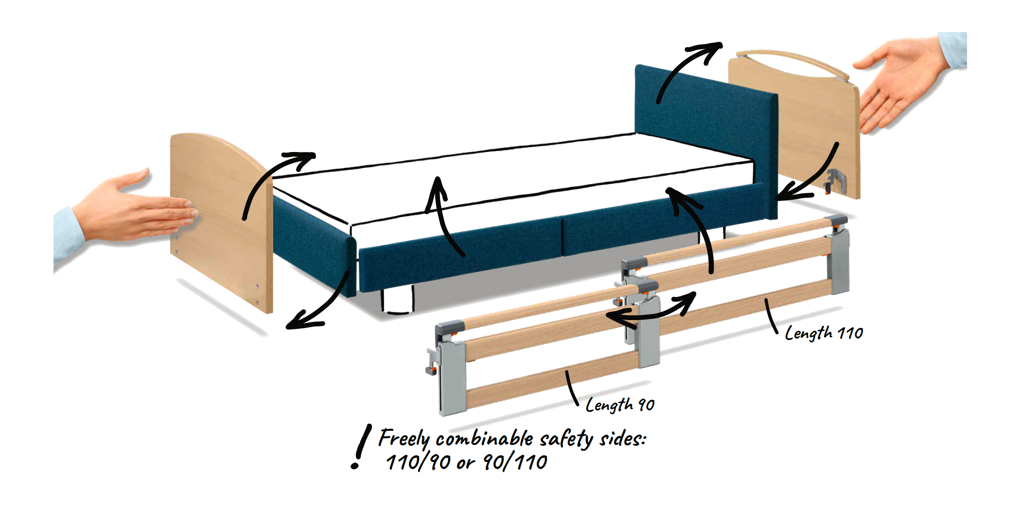 Stiegelmeyer Libra Bed Vario Safe